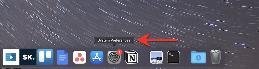 System Preferences