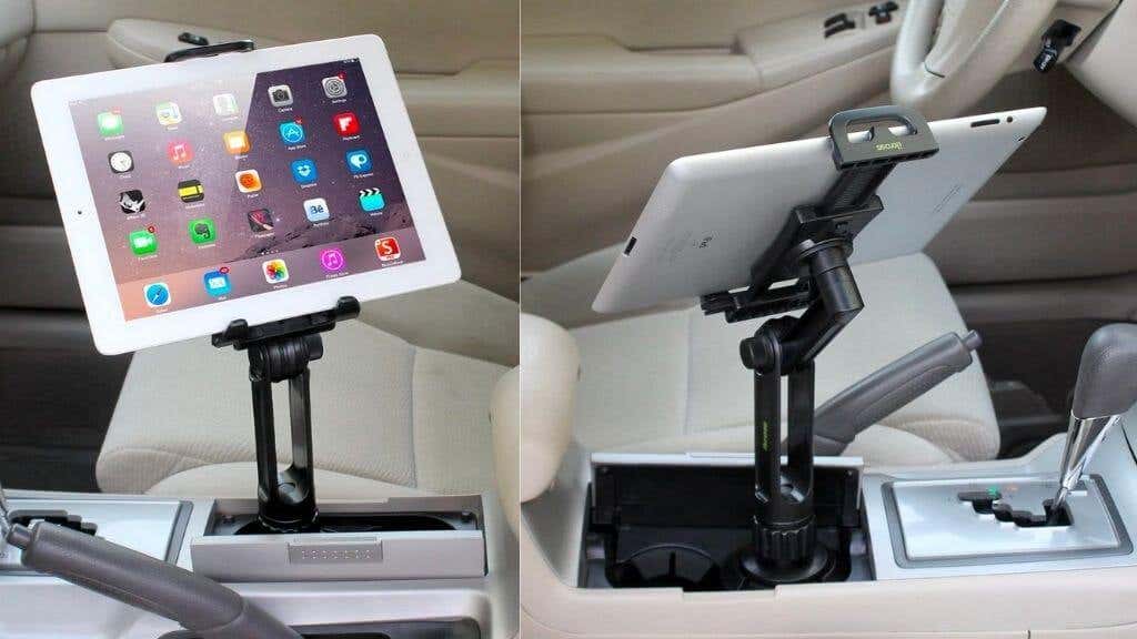 iKross 2-in-1 Tablet and Smartphone Cup Holder Mount