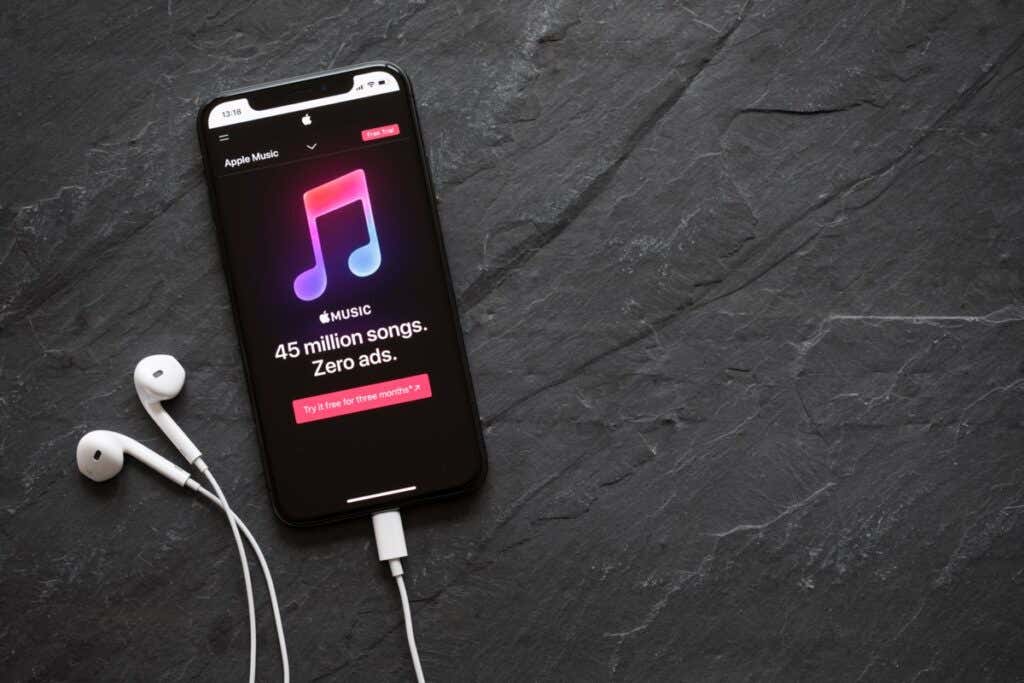 Apple Music icon on an iPhone