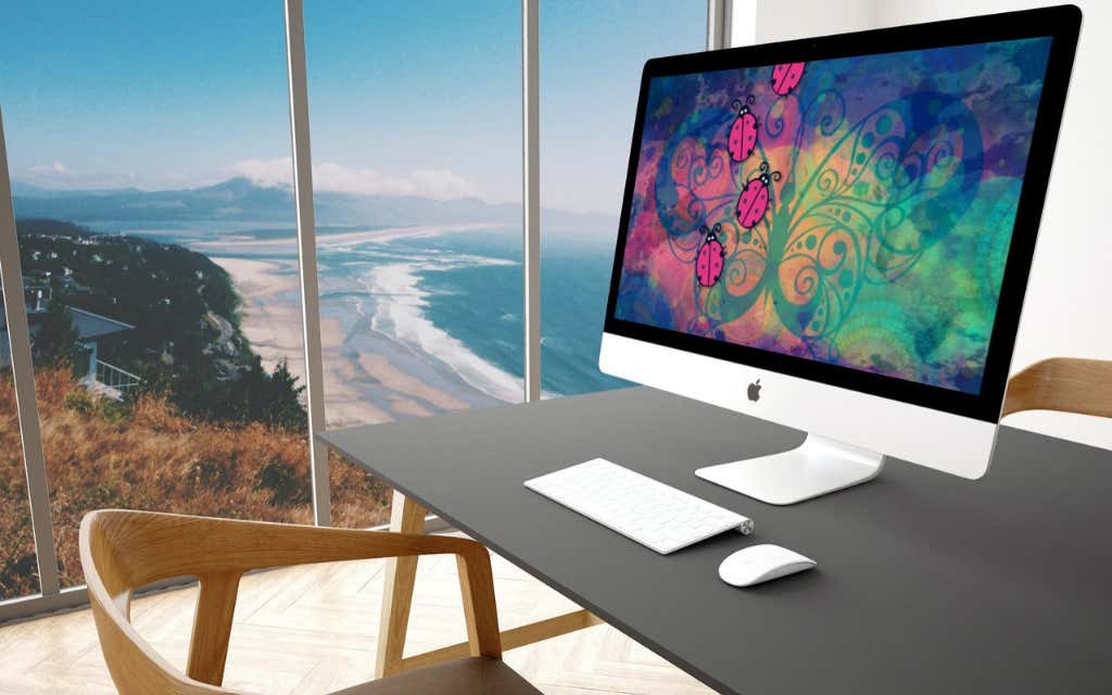 iMac on a desk
