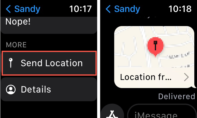 Send location