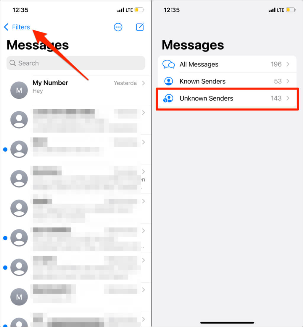 See Blocked Messages on iPhone by Silencing Instead of Blocking iPhone