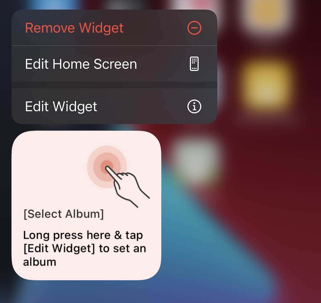 Edit Widget