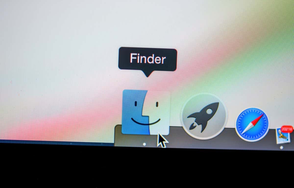Finder icon in Dock