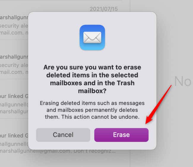 How to Select and Delete Multiple Emails on Your Mac image 4