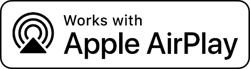 Works with Apple AirPlay logo