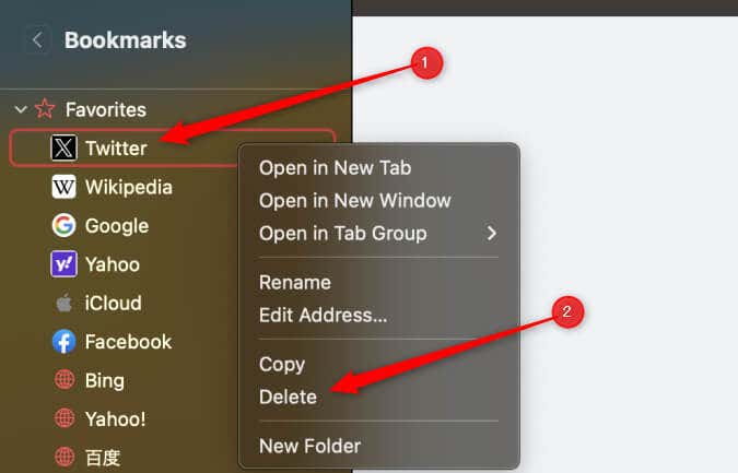 How to Delete Safari Bookmarks on Your Mac image 4