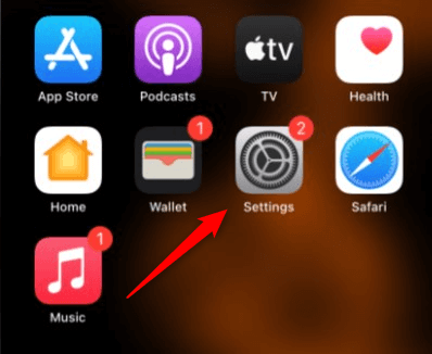 iPhone settings app icon