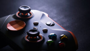 Xbox controller close-up.