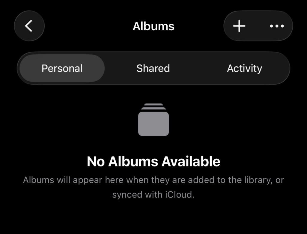 Add new album - Switching To Mac Create a new album