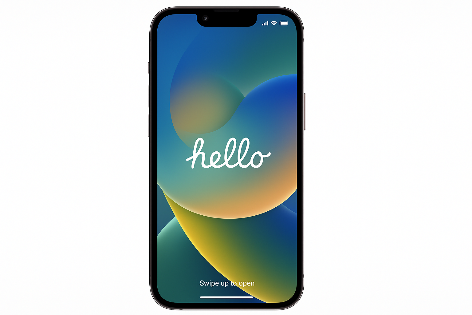 Welcome screen with setup options for new iPhone