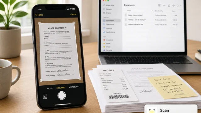 How to Scan Documents on iPhone (No App Needed)