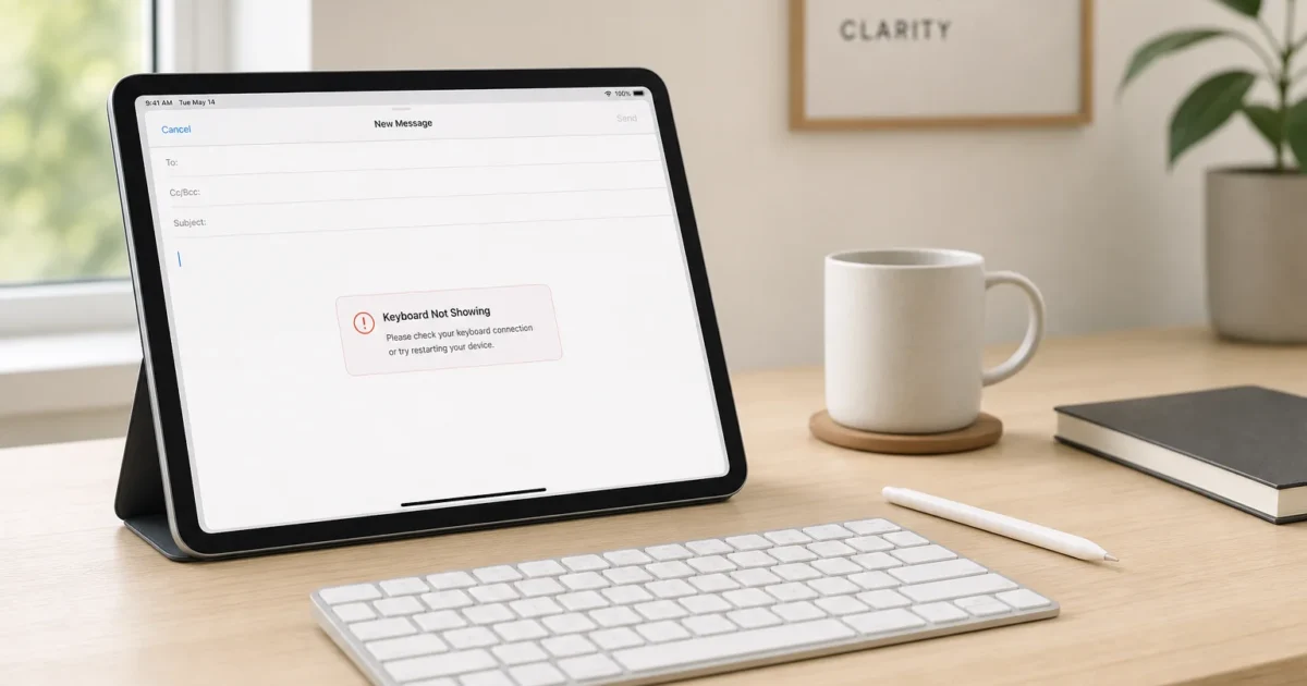 iPad Keyboard Not Showing? 7 Fixes to Try